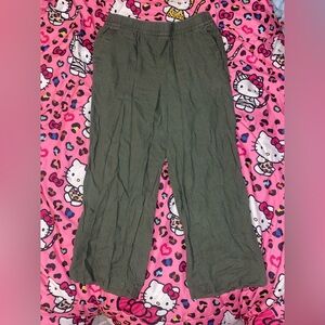 Sage green light pants